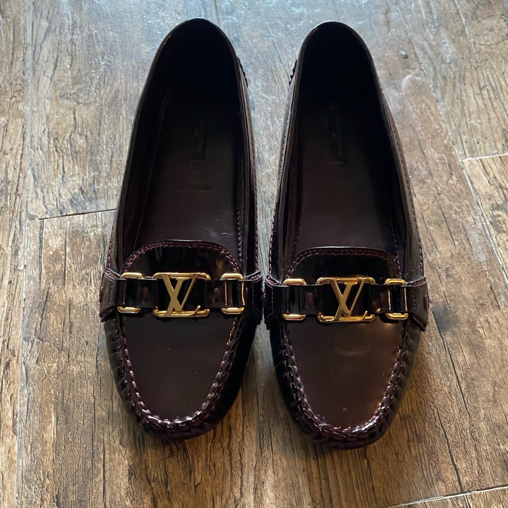 Louis Vuitton Patent Leather Loafers